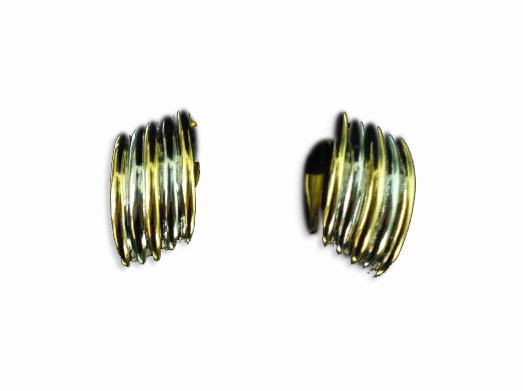 EARRINGS IN 2 TONES