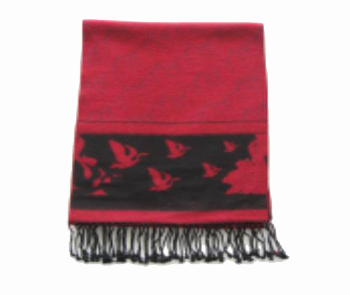 Silk brushed scarf