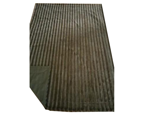 Microfiber solid pressed blanket