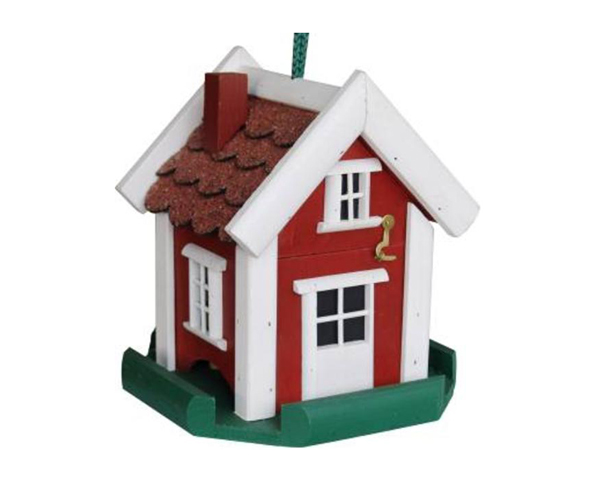 HAND PAINT WOODEN BIRD HOUSE&FEEDER