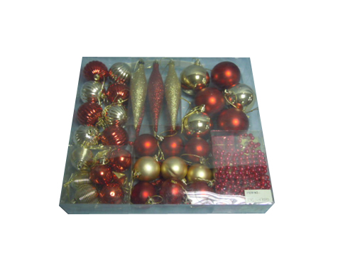 50/S plastic ornament set